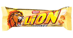 Батончик Nestle Lion White (Вафельный батончик Лион в белом шоколаде) 42гр