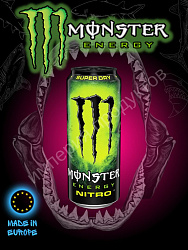 Энерг.напиток  MONSTER ENERGY NITRO SUPER DRY 0.5л 