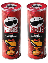 Чипсы Pringles Spicy Rose TTeokbokki 100гр Малайзия