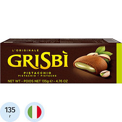 Печенье Grisbi с начинкой из фисташкового крема 135гр 