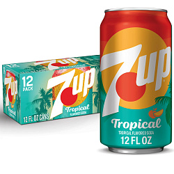 Газ напиток 7UP тропикал 0,355мл
