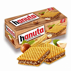 Вафля hanuta фундук-шоколад 220гр