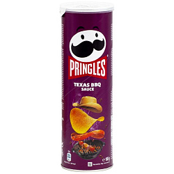 Картофельные чипсы Pringles Texas BBQ Sauce со вкусом барбекю  165гр 
