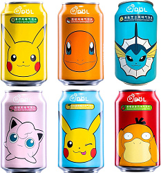 Газ. напиток QDOL Pokemon 330мл Original