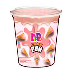 Ваф.рожок Dippo Mini Cone Fun клубника 60 гр 