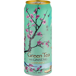 Напиток AriZone Green Tea Ginseng and Honey 0.650мл США