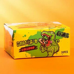 Карамель на палочке Dinosaur 10гр