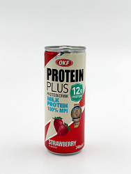 Напиток OKF Protein Plus Strawberry 240мл
