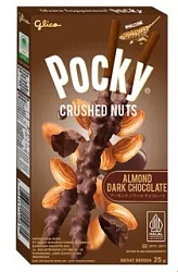 Pocky Almond Dark (Покки Миндаль в темном шоколаде) 25гр