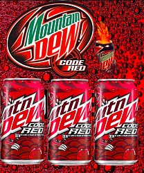 Газ.Напиток Mountain Dew Code Red 355ml