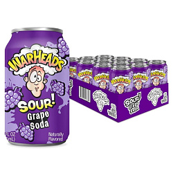Напиток газ. Warheads Sour Grape Soda 355ml